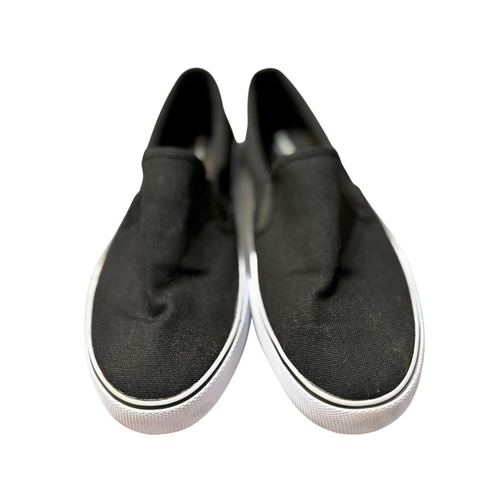 Goodfellow & Co Men’s Black Slip-On Canvas Sneakers – Size 10.5